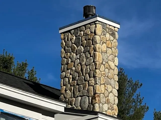 Stone Chimney At House of Baton Rouge LA